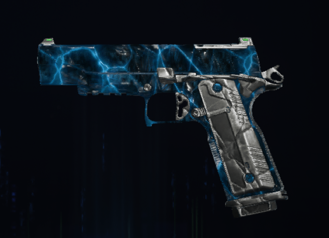 Rendu du camouflage Zéro absolu sur 1911 