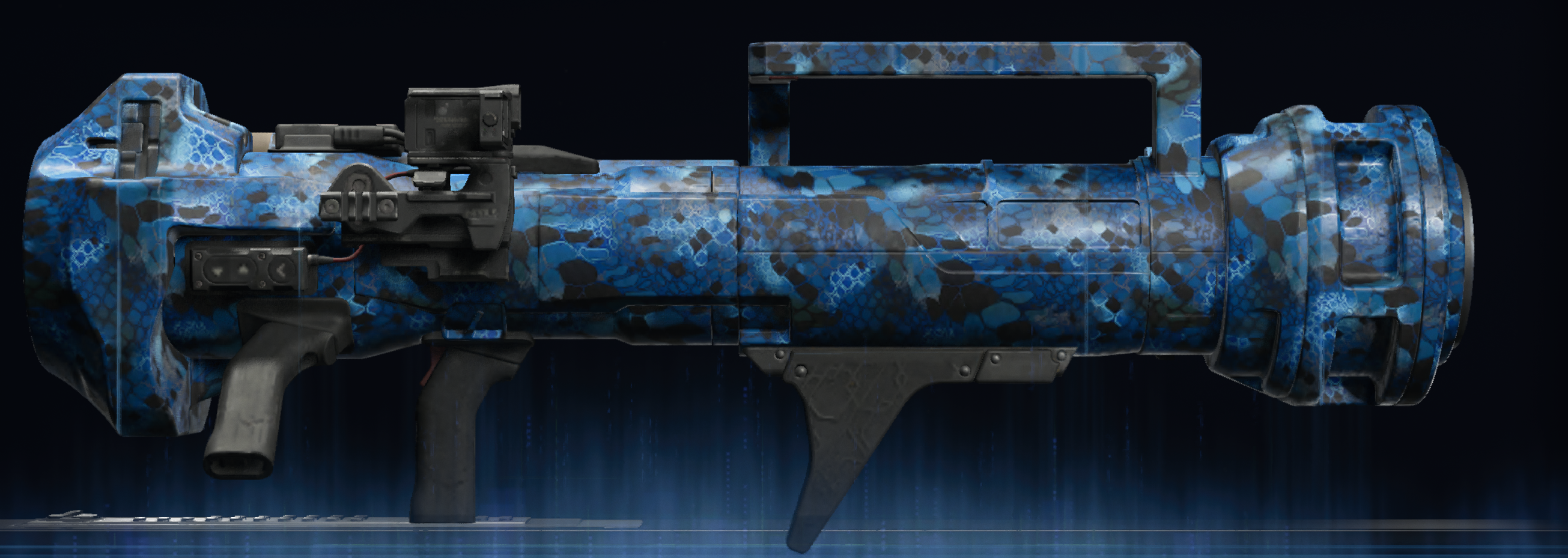 Rendu du camouflage Serpent saphir sur AAROW 109