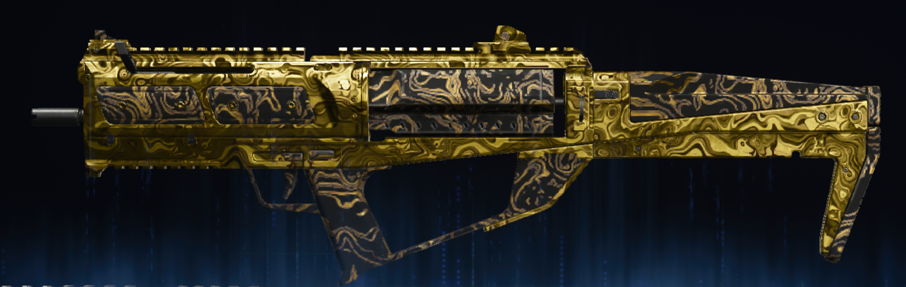 Rendu du camouflage Damas doré sur CBRS-3