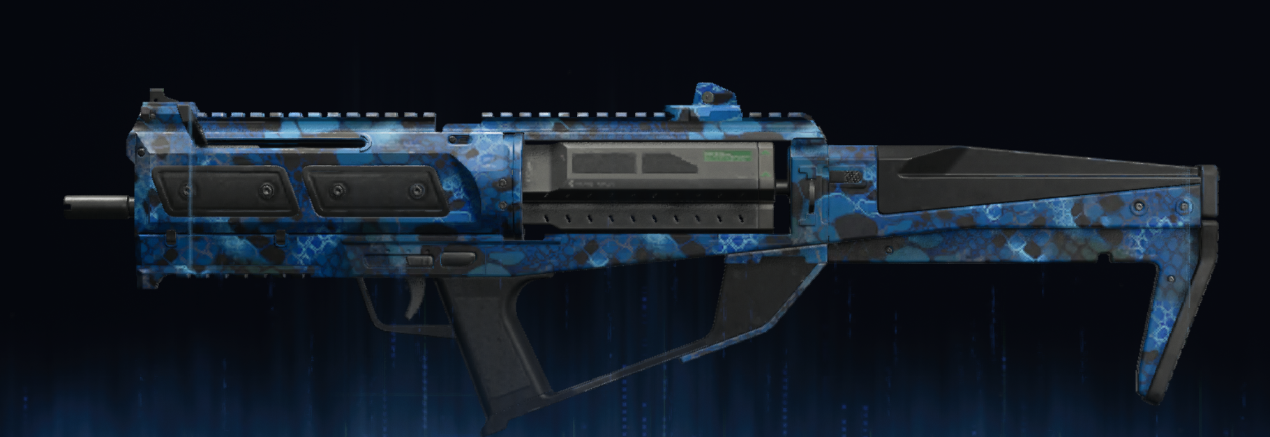 Rendu du camouflage Serpent saphir sur CBRS-3