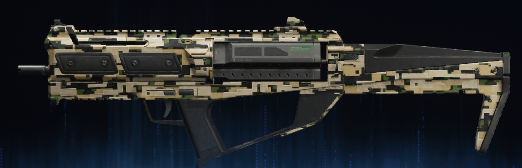 Rendu du camouflage Forêt numérique sur CBRS-3