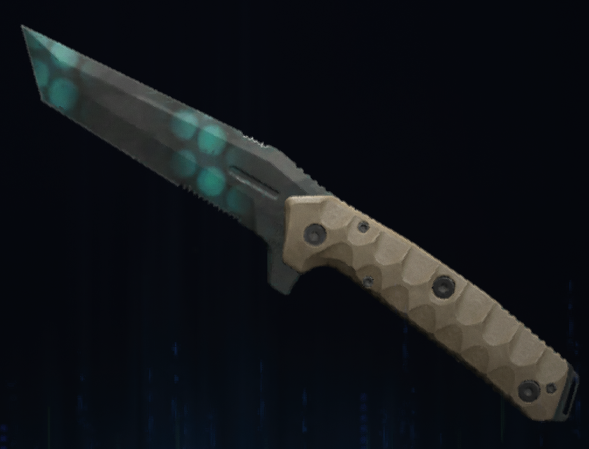 Rendu du camouflage Scintillement sur Couteau