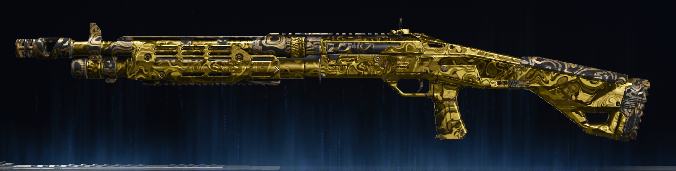 Rendu du camouflage Damas doré sur M10 Breacher