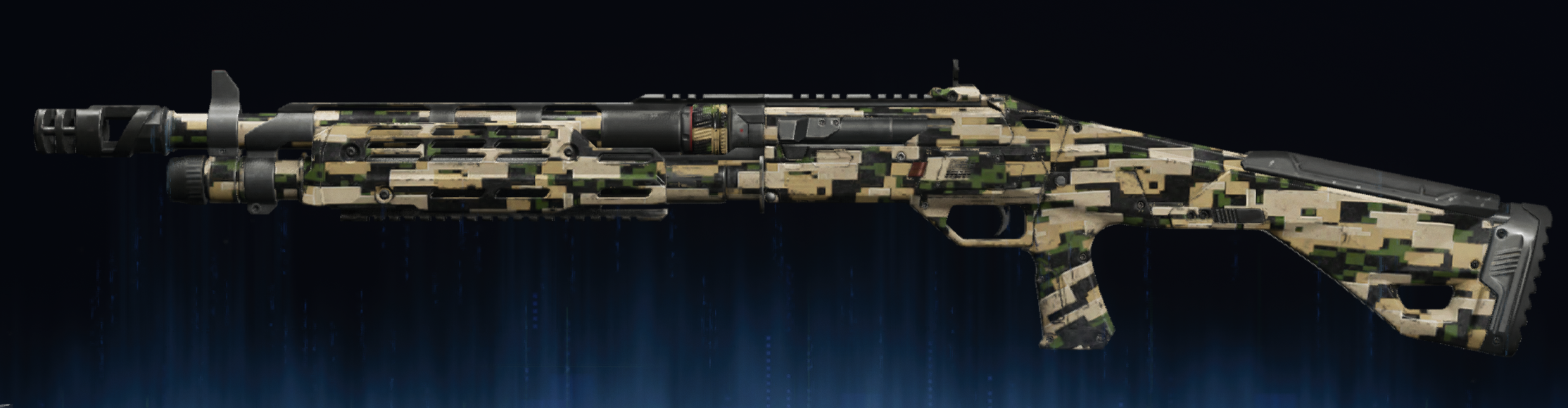 Rendu du camouflage Forêt numérique sur M10 Breacher