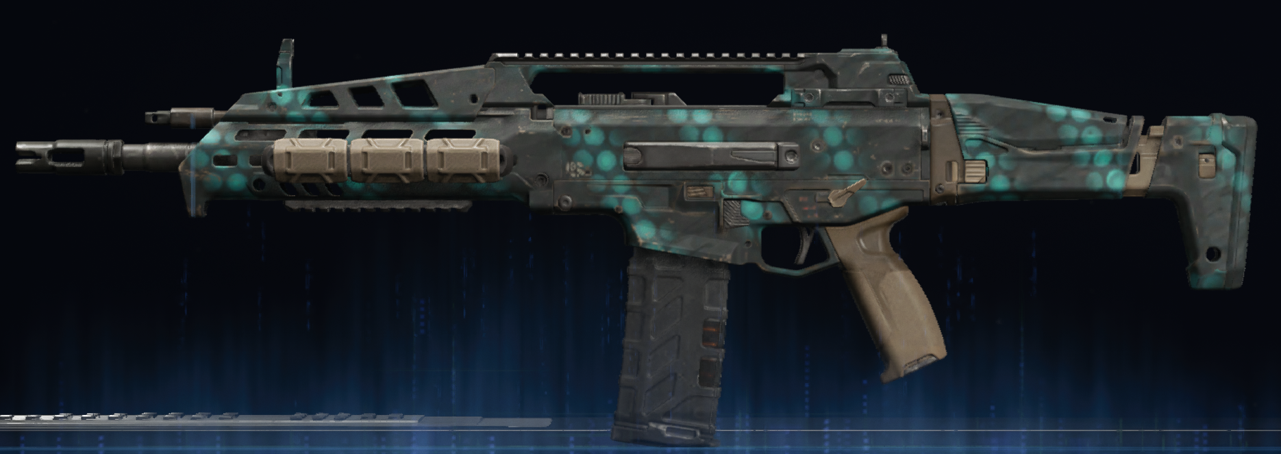 Rendu du camouflage Scintillement sur M8A1
