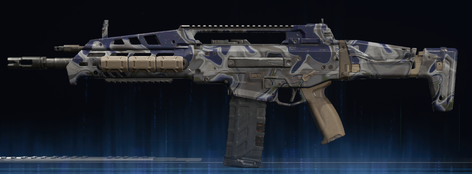 Rendu du camouflage Huile sur M8A1