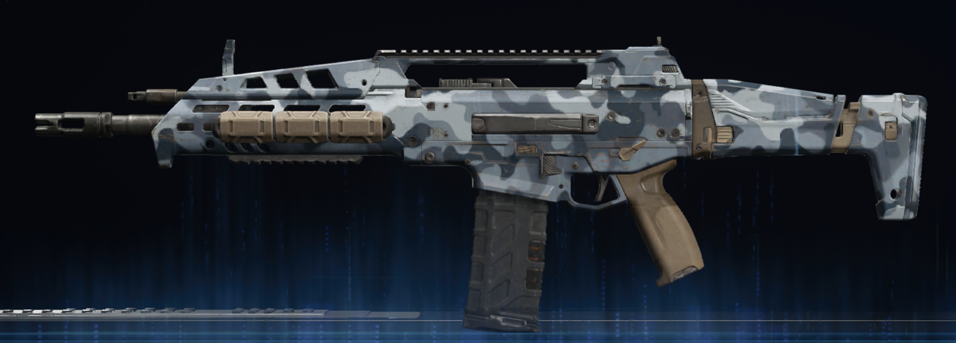 Rendu du camouflage Arctique sur M8A1