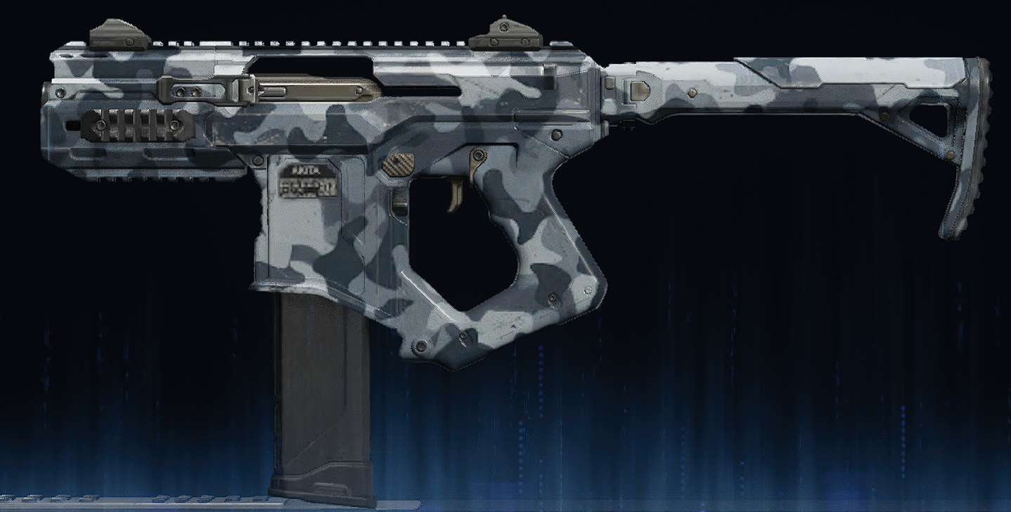 Rendu du camouflage Arctique sur Akita