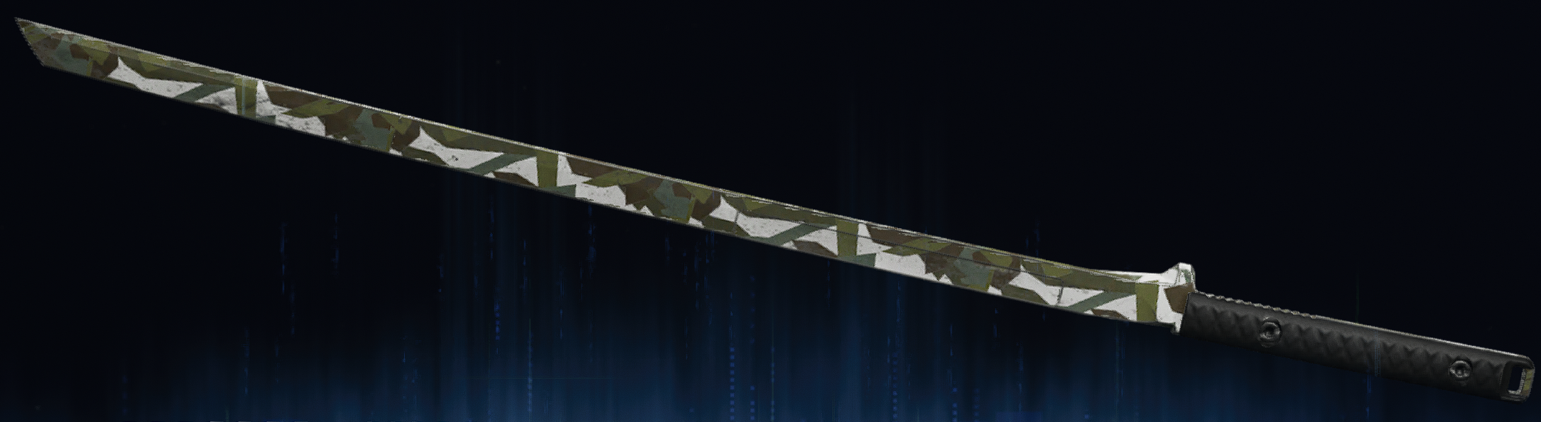 Rendu du camouflage Neige sur Katana