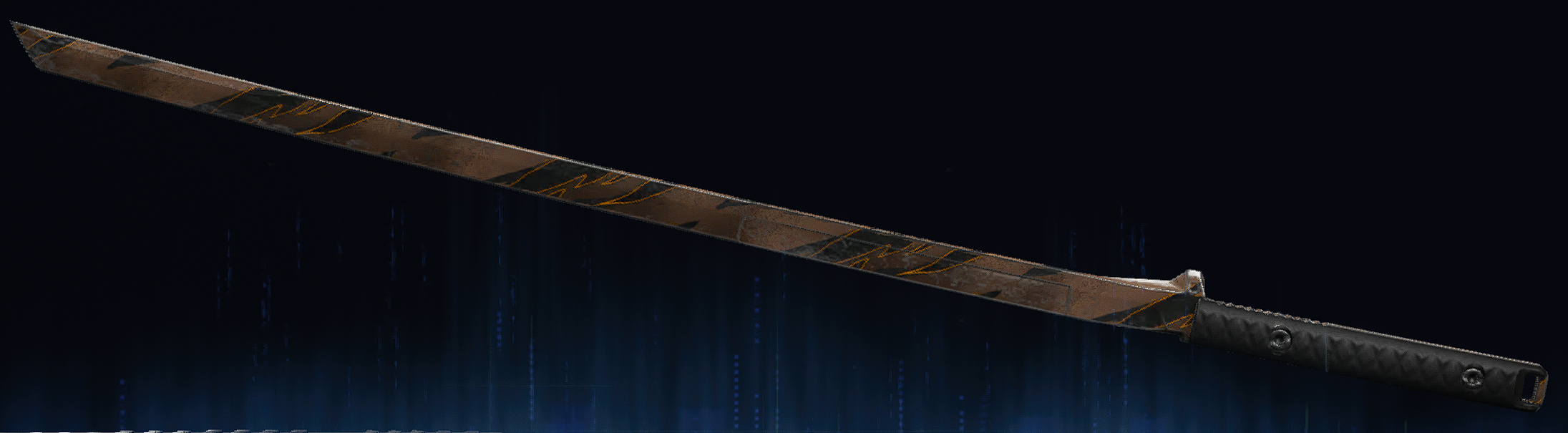 Rendu du camouflage Chasseur sur Katana