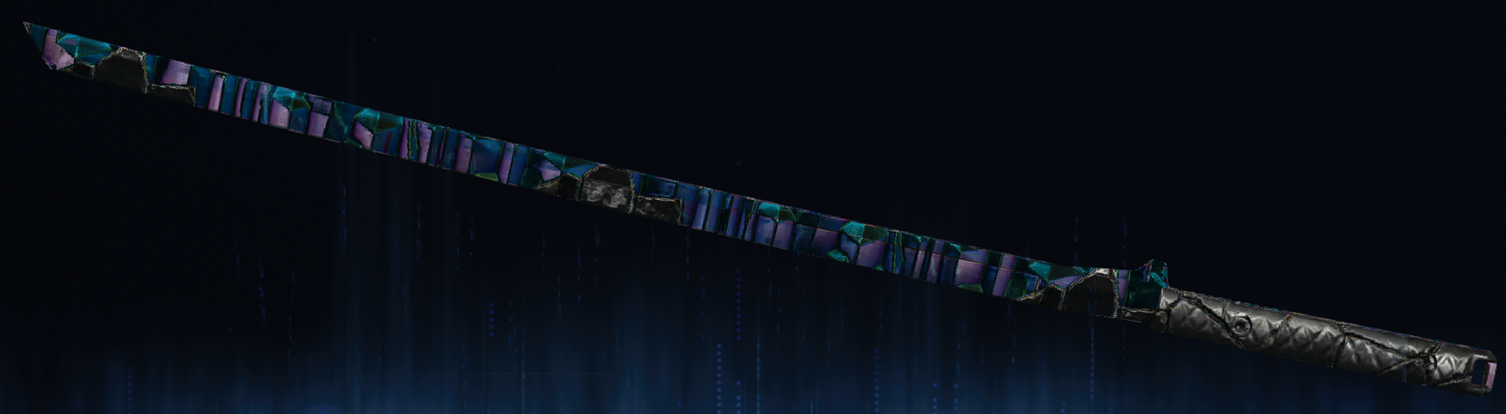 Rendu du camouflage Verre étoilé sur Katana