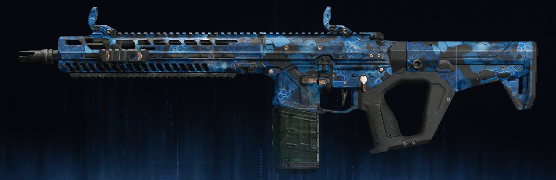 Rendu du camouflage Serpent saphir sur M15 Mod 0