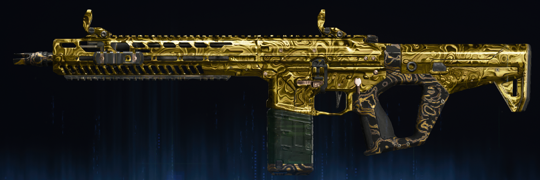 Rendu du camouflage Damas doré sur M15 Mod 0