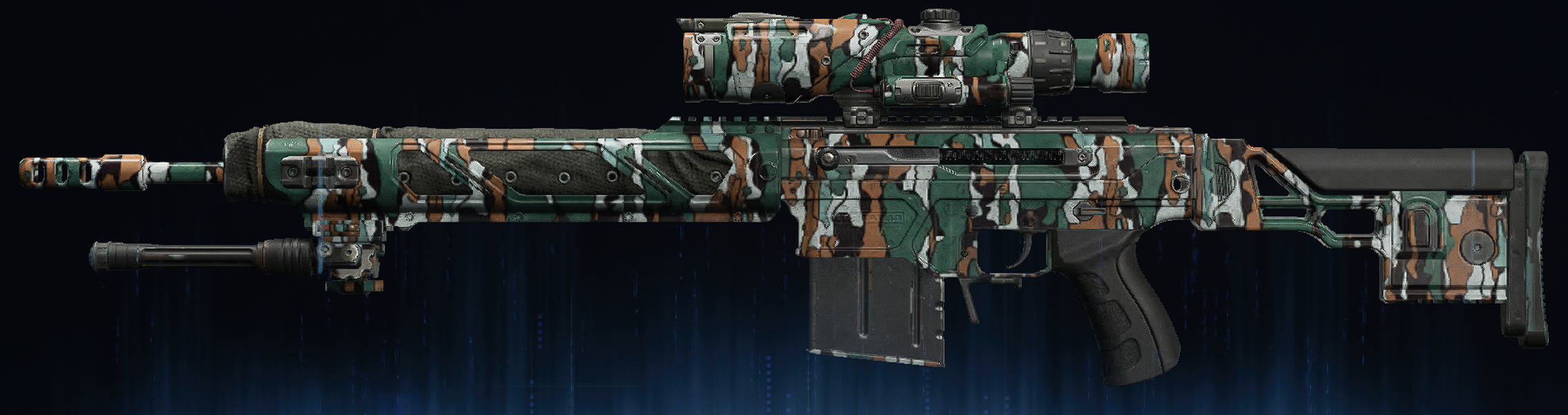 Rendu du camouflage Baumier sur Shadow SK
