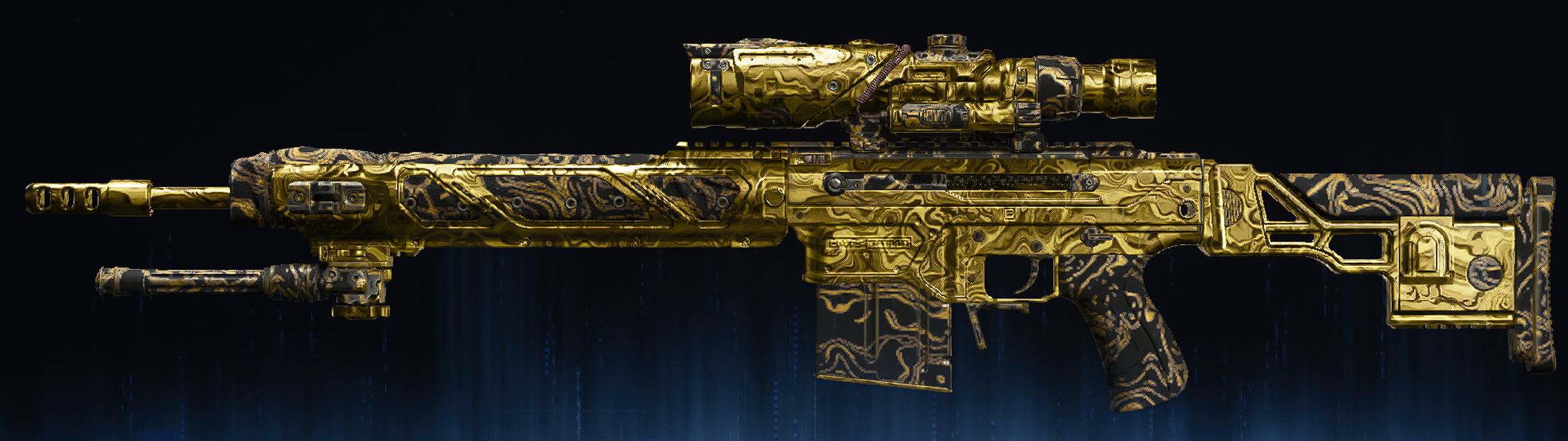 Rendu du camouflage Damas doré sur Shadow SK
