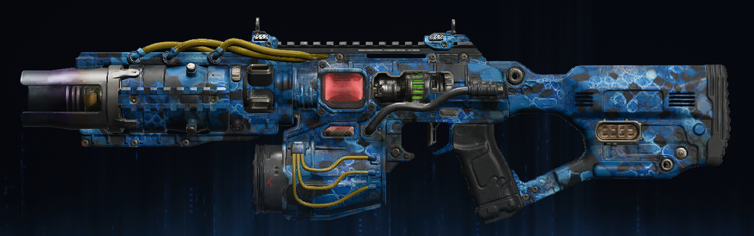 Rendu du camouflage Serpent saphir sur Siren