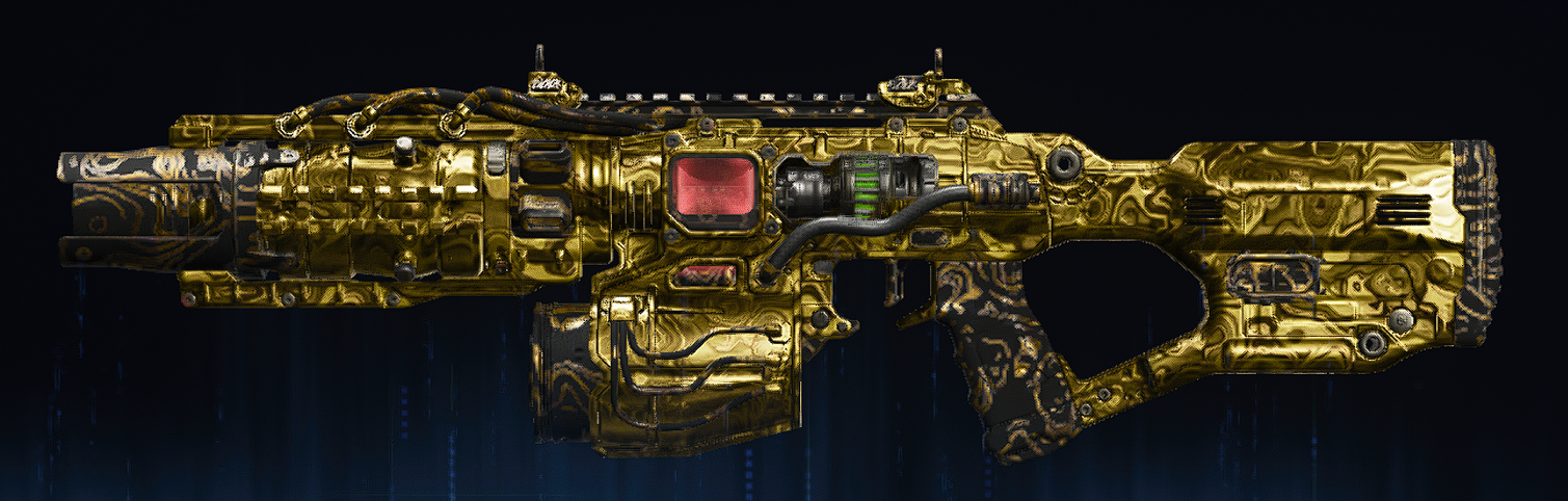 Rendu du camouflage Damas doré sur Siren