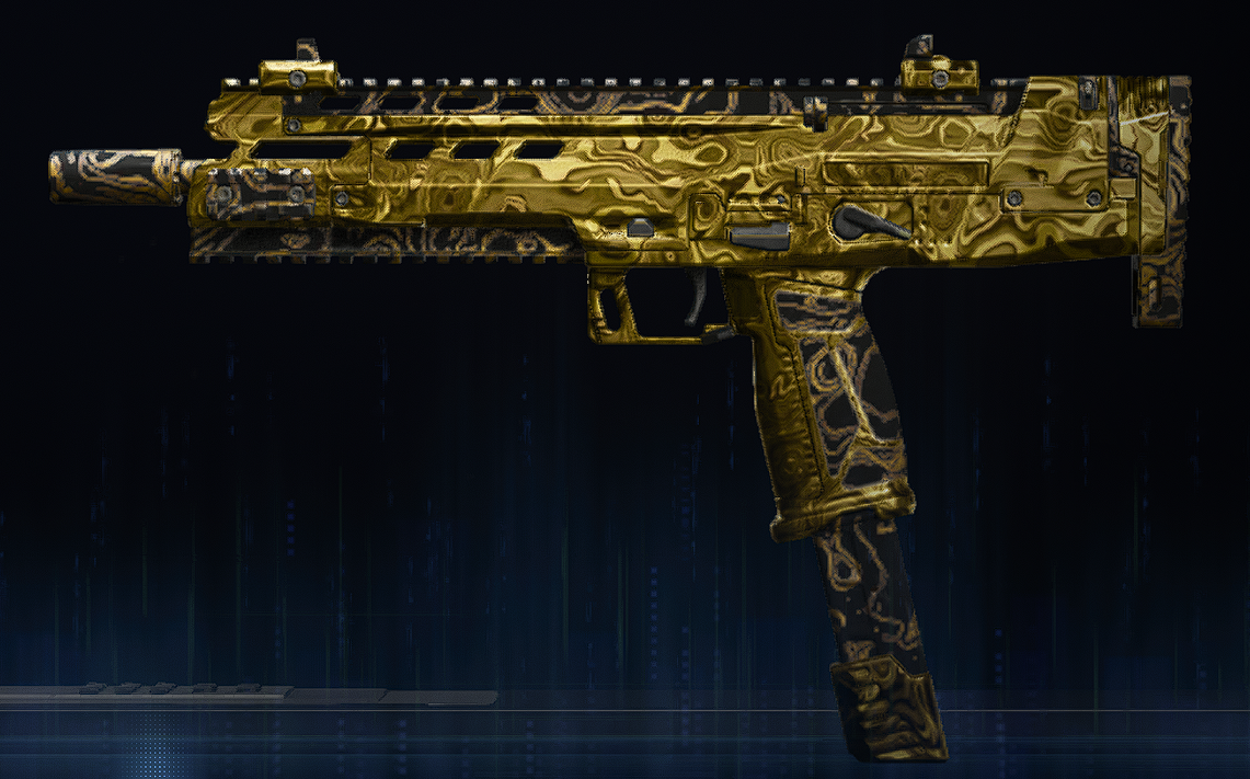 Rendu du camouflage Damas doré sur VST