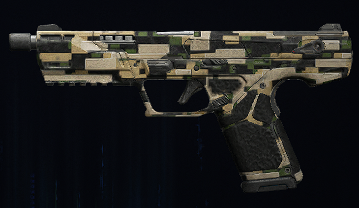 Rendu du camouflage Forêt numérique sur Velox 5.7