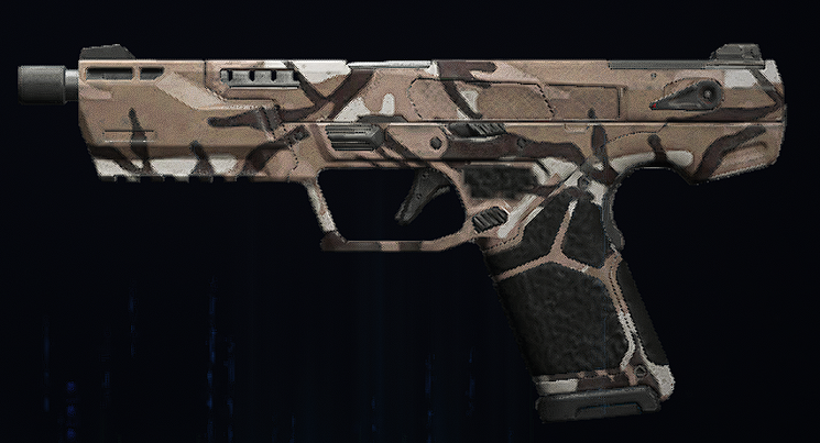 Rendu du camouflage Aride sur Velox 5.7