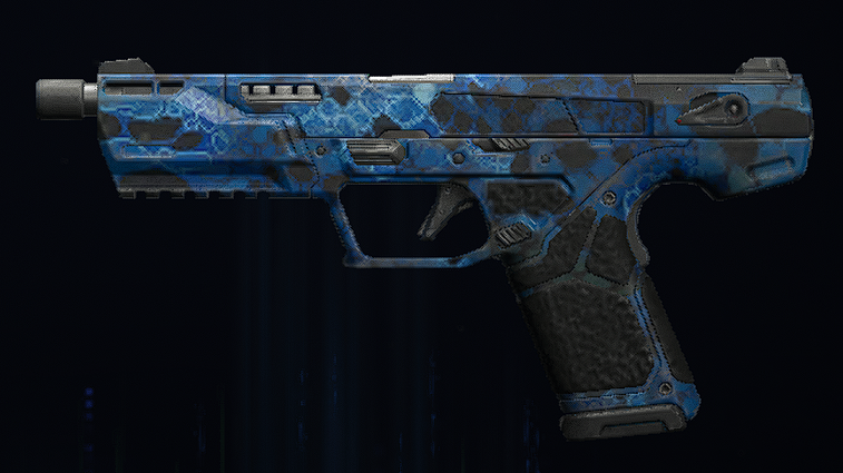 Rendu du camouflage Serpent saphir sur Velox 5.7