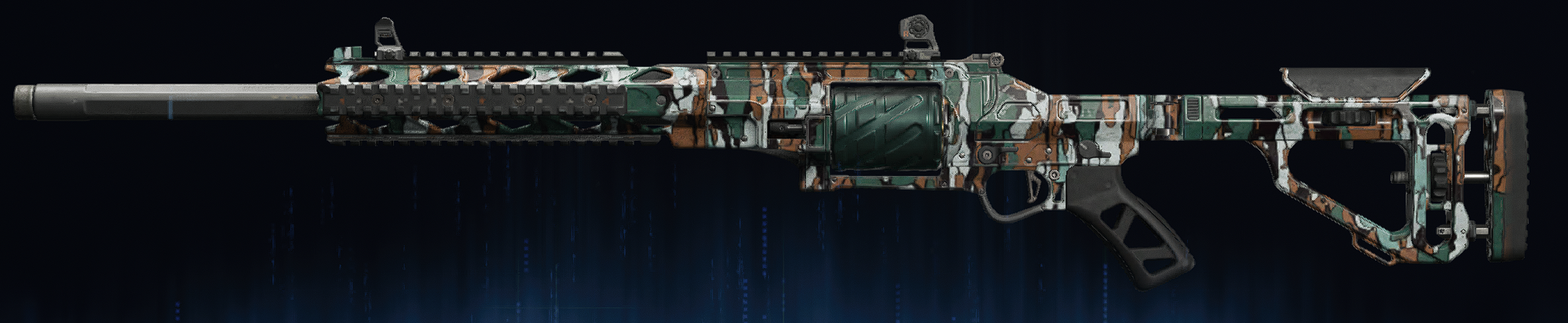 Rendu du camouflage Baumier sur Warden 308