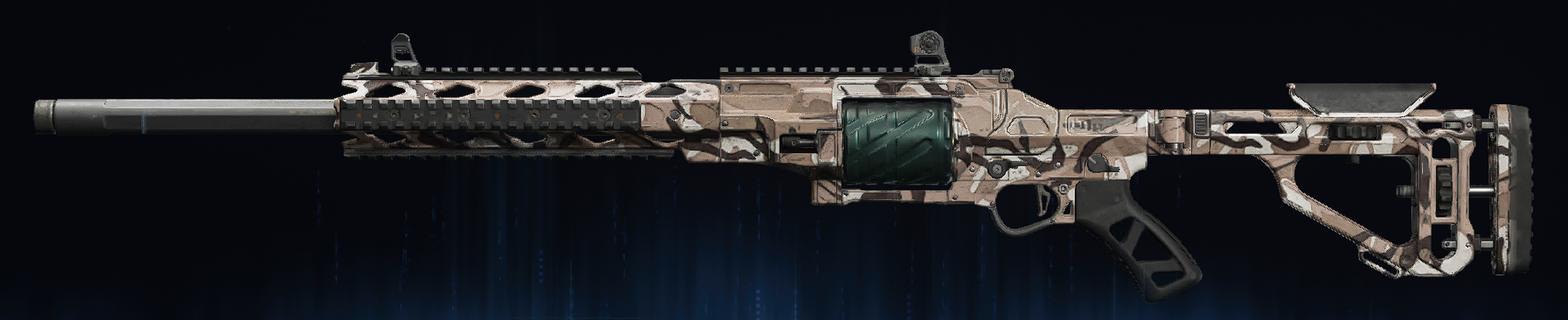 Rendu du camouflage Aride sur Warden 308