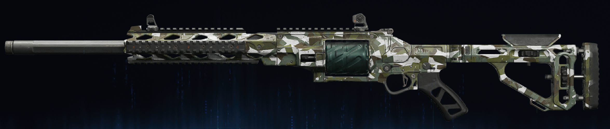 Rendu du camouflage Neige sur Warden 308