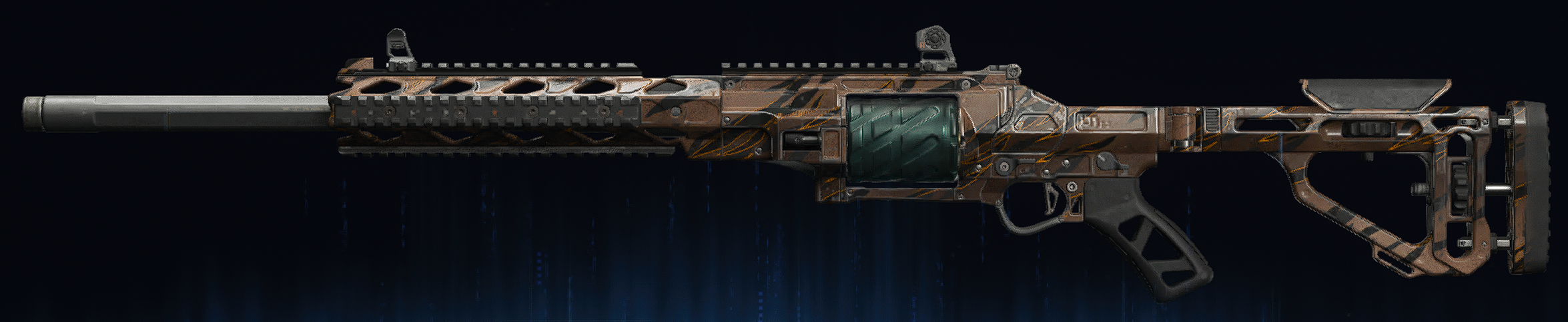 Rendu du camouflage Chasseur sur Warden 308