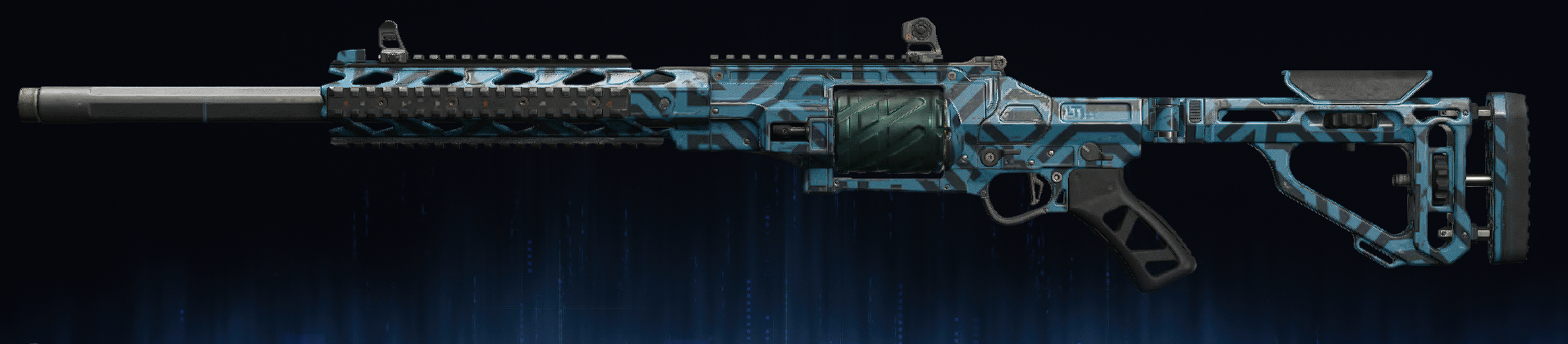 Rendu du camouflage Trace sur Warden 308