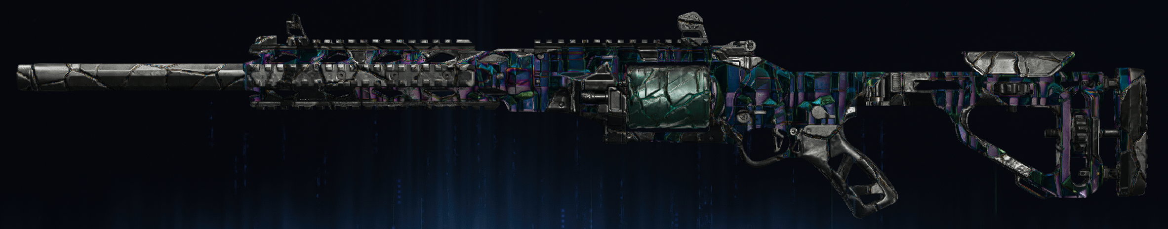 Rendu du camouflage Verre étoilé sur Warden 308