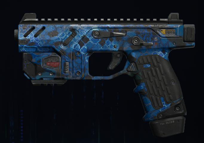 Rendu du camouflage Serpent saphir sur CODA 9