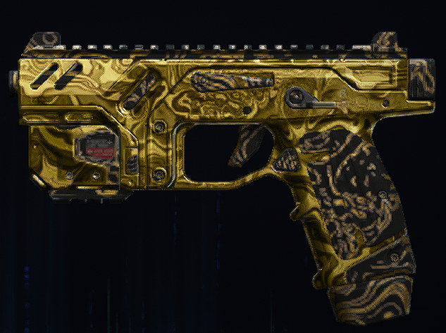 Rendu du camouflage Damas doré sur CODA 9