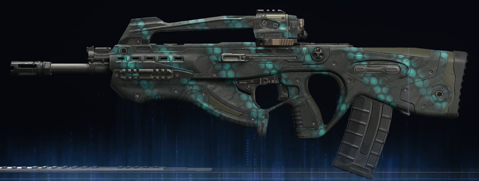 Rendu du camouflage Scintillement sur Espadon A1