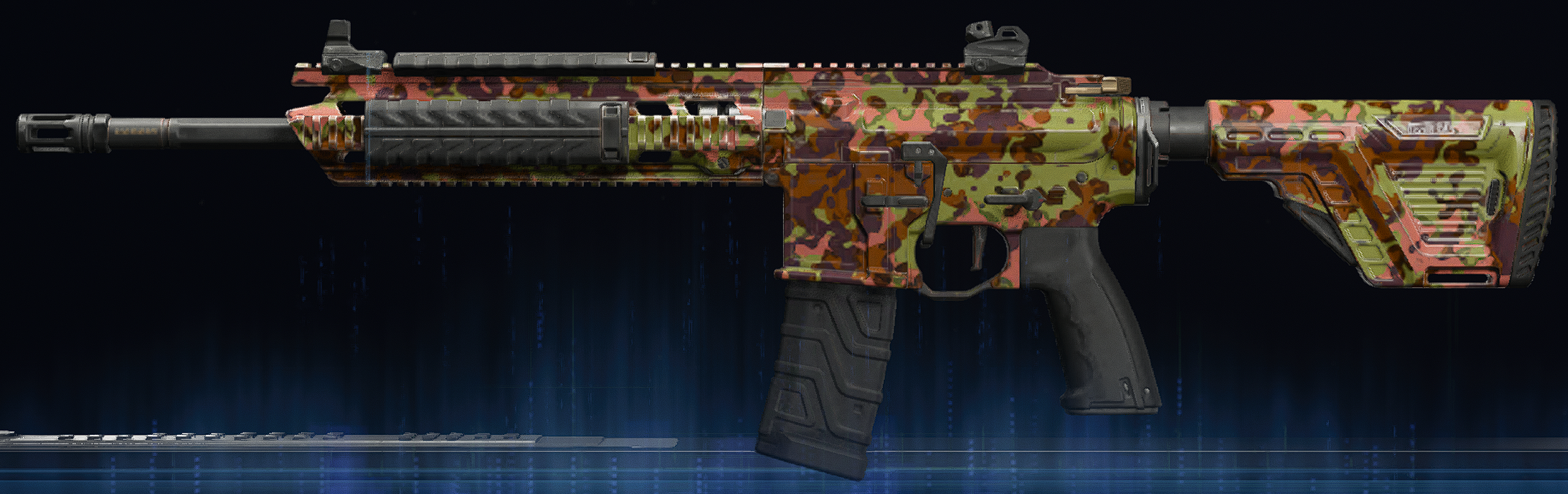 Rendu du camouflage Automne sur MK35 ISR