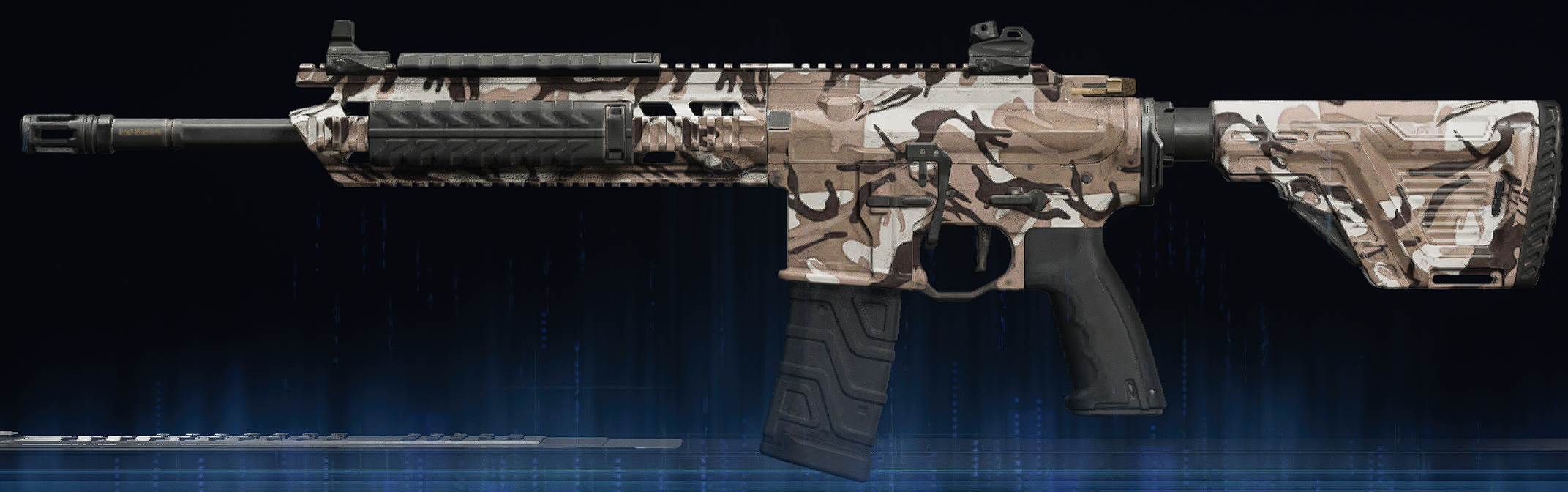 Rendu du camouflage Aride sur MK35 ISR