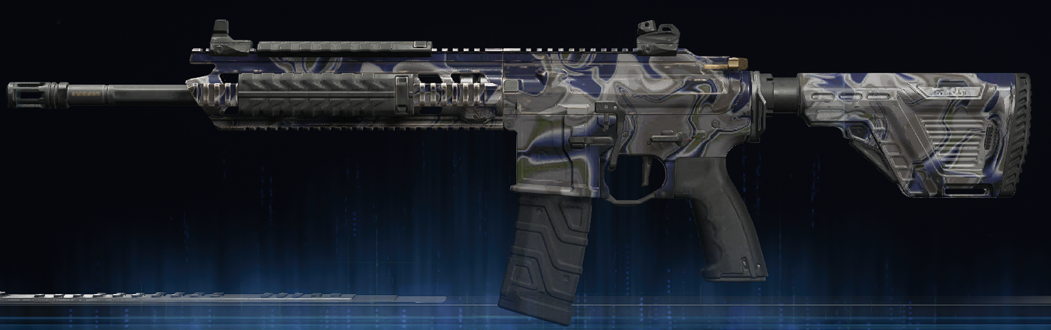 Rendu du camouflage Huile sur MK35 ISR
