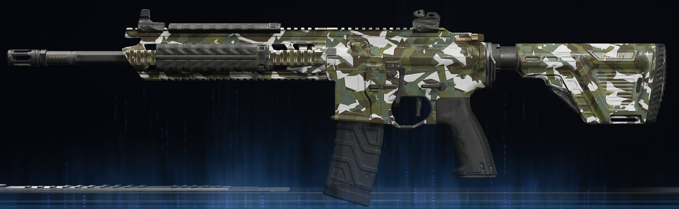 Rendu du camouflage Neige sur MK35 ISR