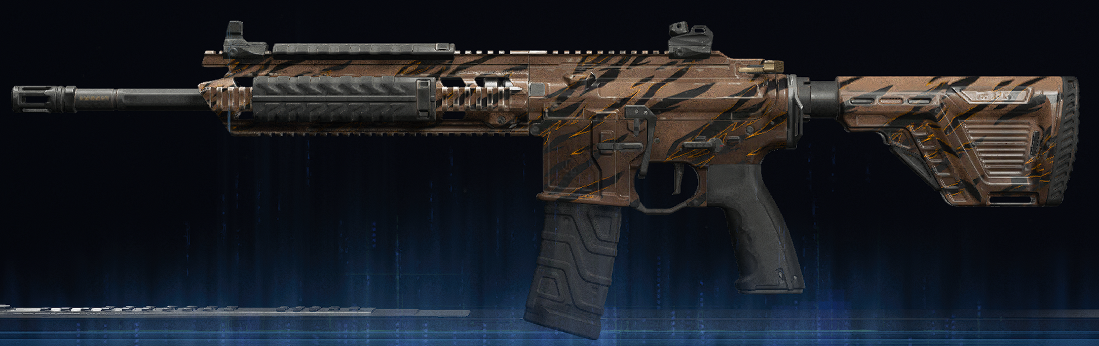 Rendu du camouflage Chasseur sur MK35 ISR