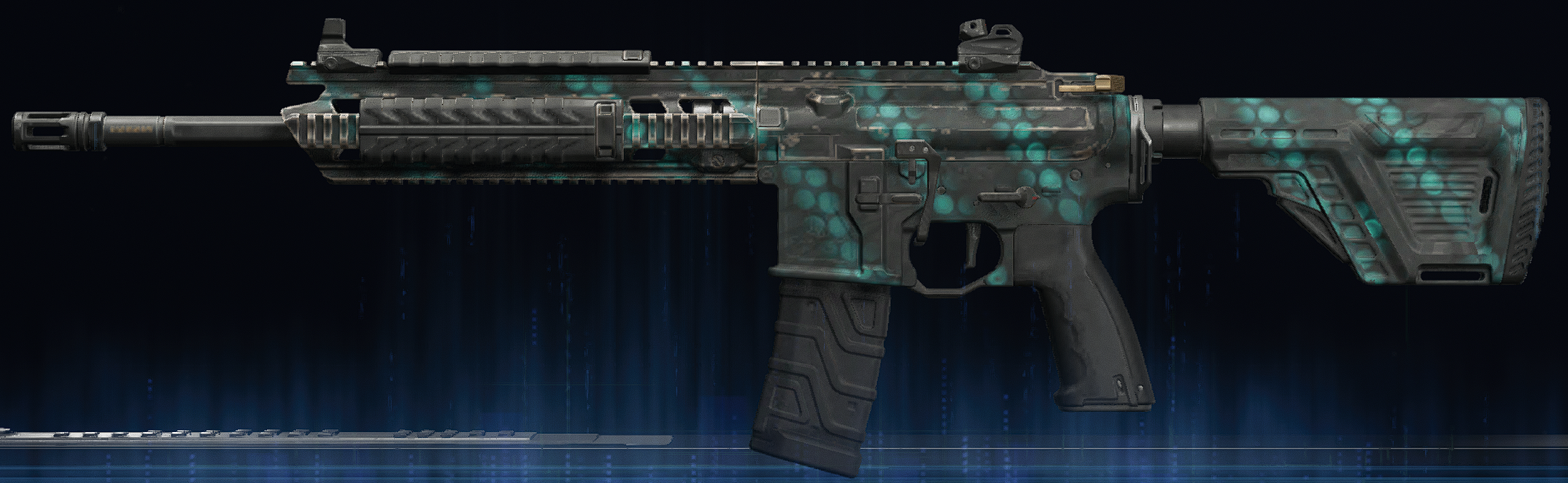 Rendu du camouflage Scintillement sur MK35 ISR