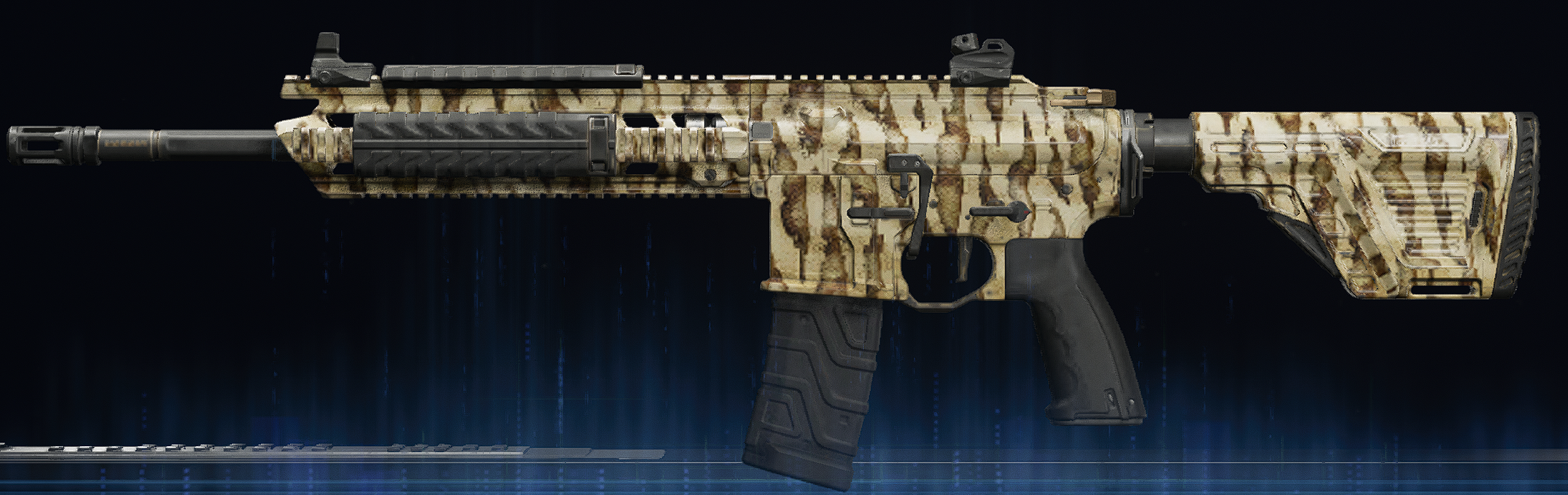 Rendu du camouflage Tyran sur MK35 ISR