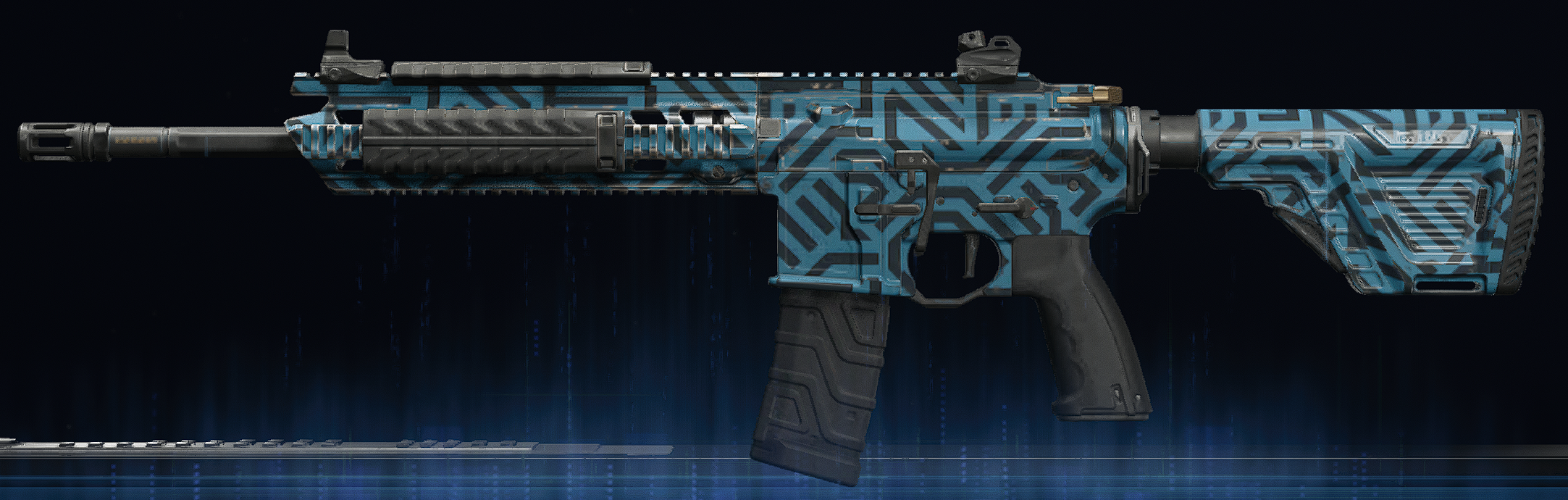 Rendu du camouflage Trace sur MK35 ISR