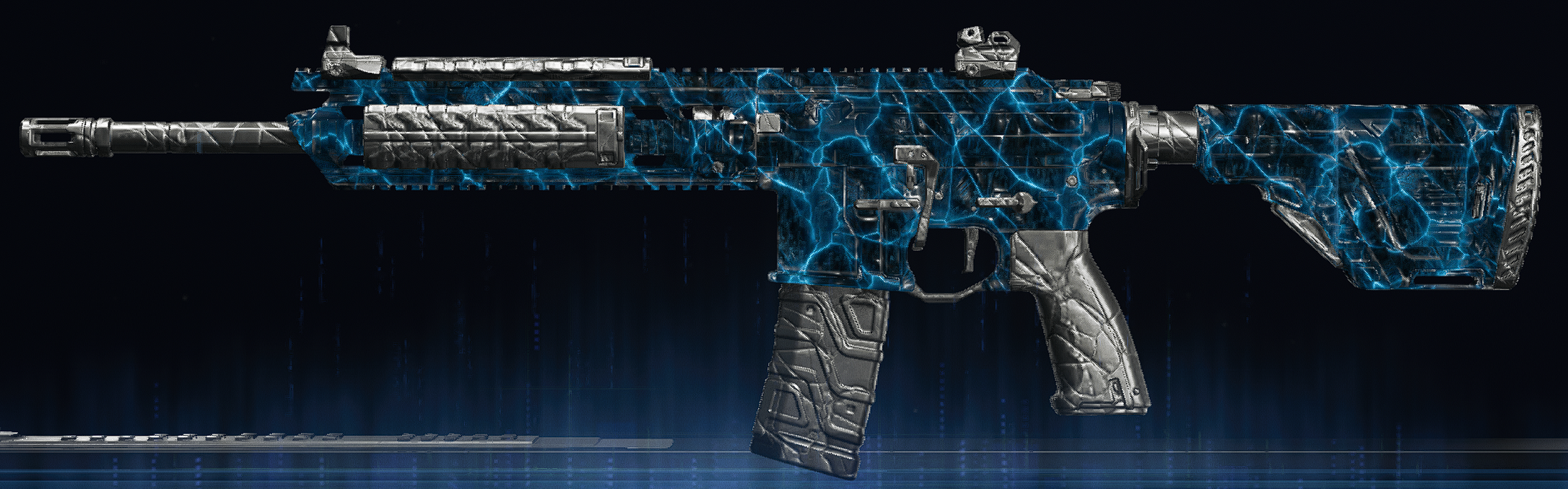 Rendu du camouflage Zéro absolu sur MK35 ISR