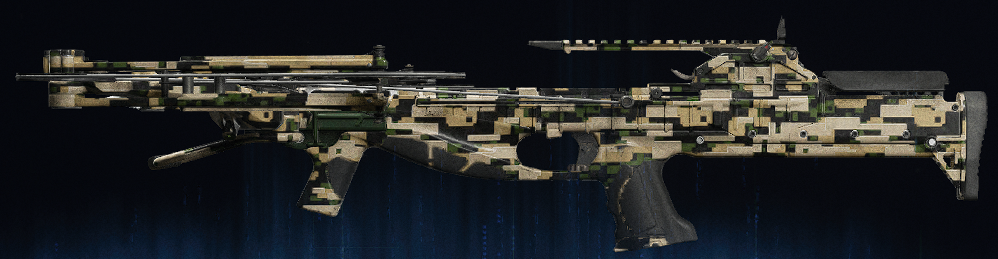 Rendu du camouflage Forêt numérique sur NX Ravager