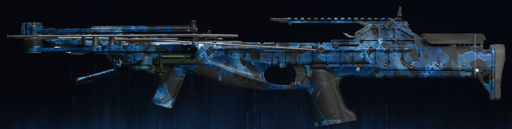 Rendu du camouflage Serpent saphir sur NX Ravager