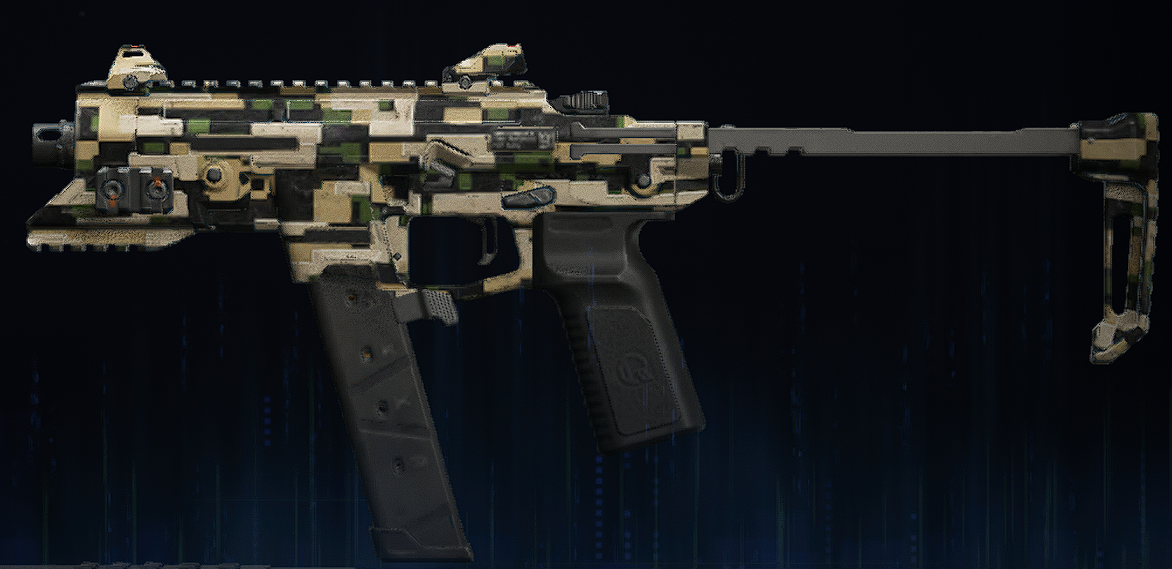 Rendu du camouflage Forêt numérique sur RK-9