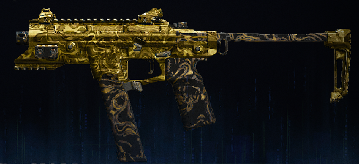 Rendu du camouflage Damas doré sur RK-9