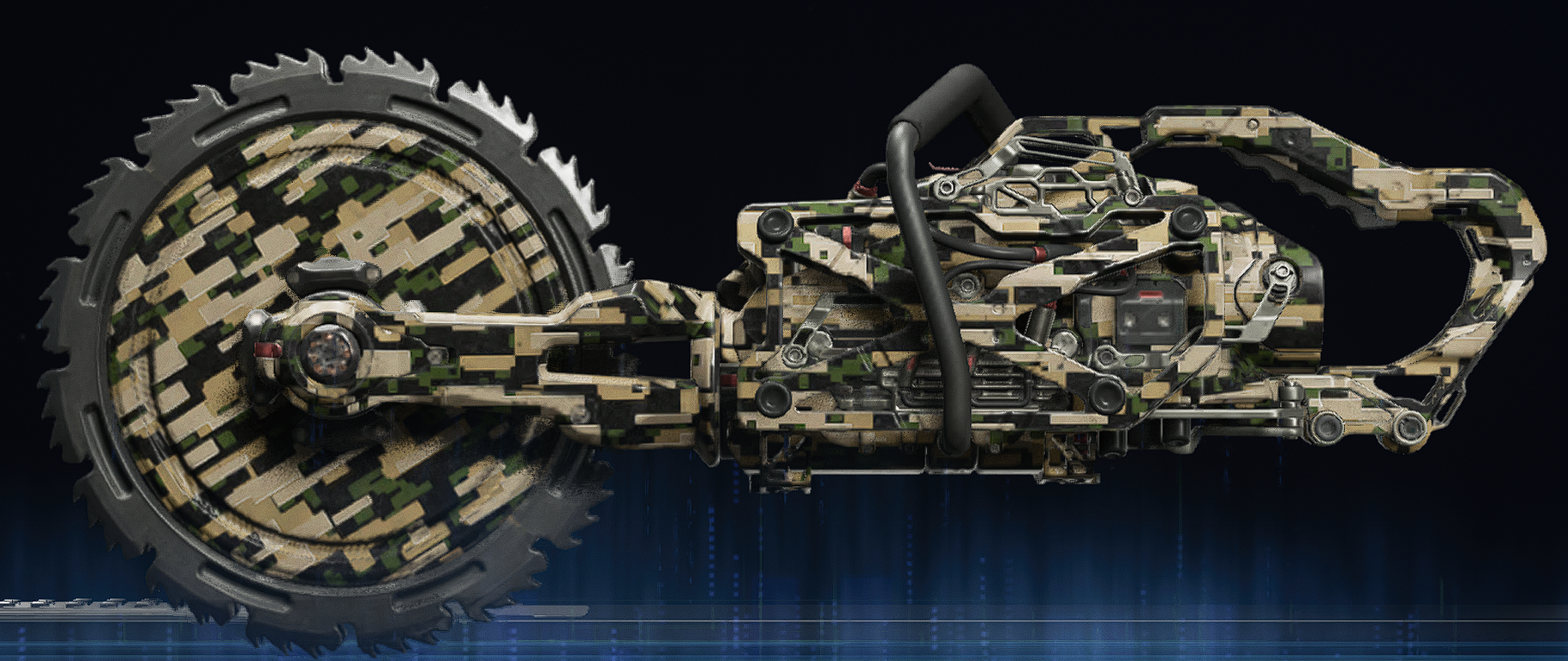 Rendu du camouflage Forêt numérique sur SC13 infernale