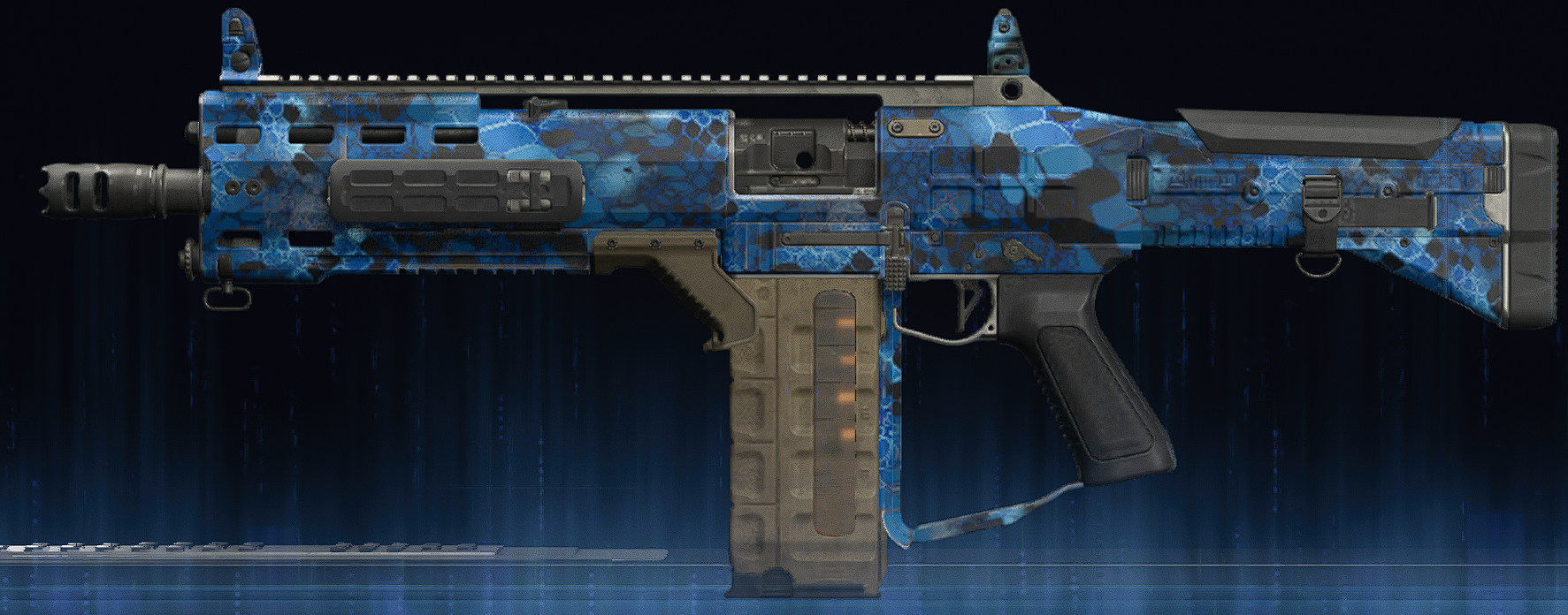 Rendu du camouflage Serpent saphir sur SG-12
