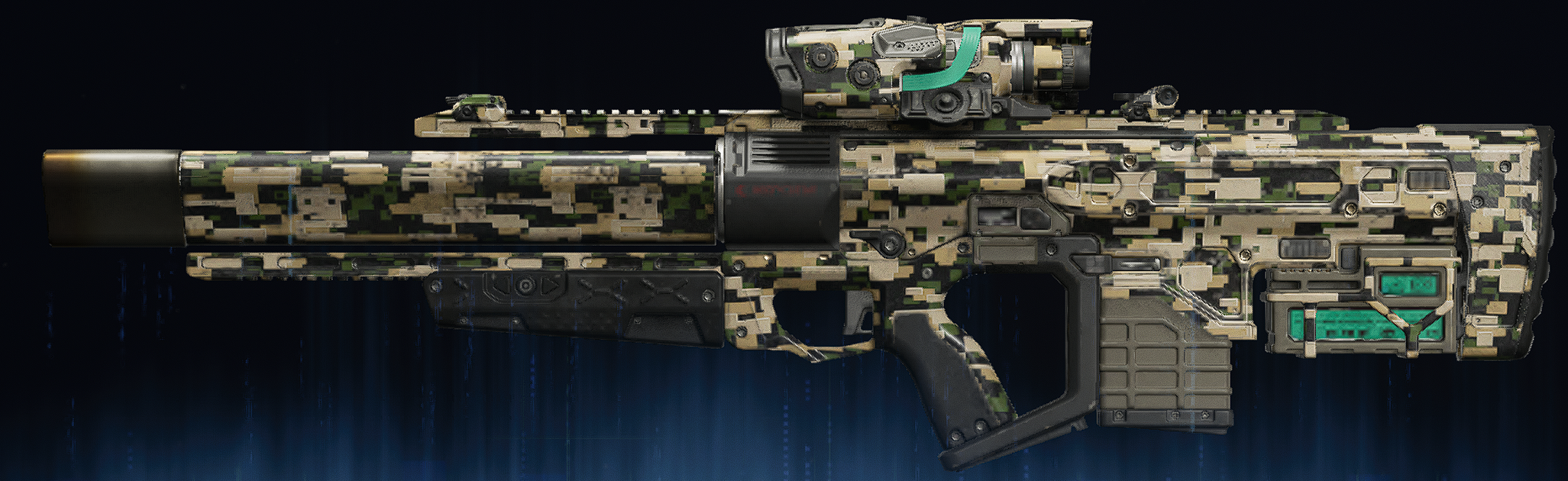 Rendu du camouflage Forêt numérique sur XR-3 Ion